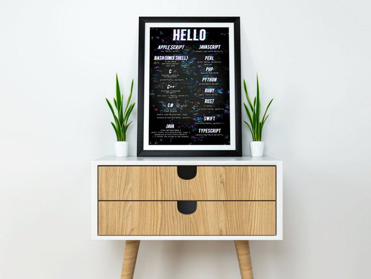 Hello World! Computer Science Poster